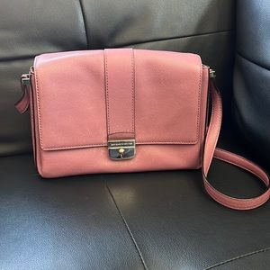 Kate Spade Milna Lovett Street crossbody purse-dark mauve pink